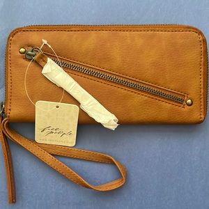 Free People- Distressed Vegan Wallet.